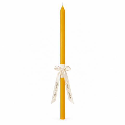 Lumanare din ceara dreapta pentru Inviere 85/3 cm