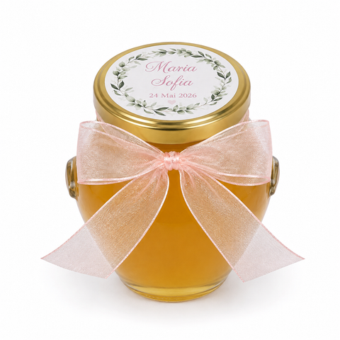 Marturii botez borcanel cu miere 150 gr - mod. 46
