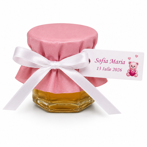 Marturii botez borcanele miere -  mod. 65