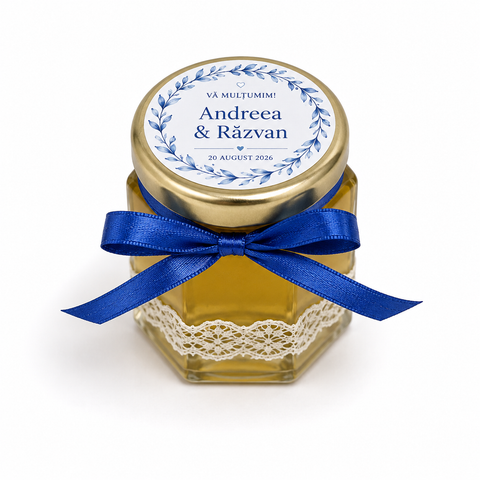 Marturii borcanel hexagonal 40 ml - model 31