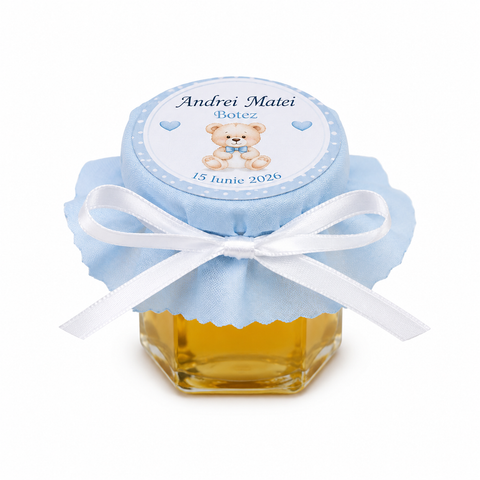 Marturii botez borcanel miere 47 ml - mod. 66