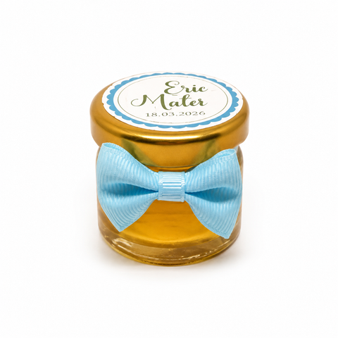 Marturii botez borcanel miere 30 ml - mod. 13