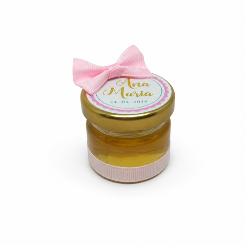 Marturii botez borcanel miere 30 ml  - model 20
