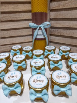 Marturii botez borcanel miere 30 ml - mod. 13