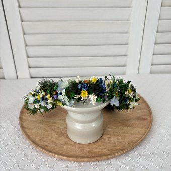 Coronita flori stabilizate  - mod. Boem