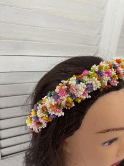 Coronita flori uscate adult -  mod. Pastel