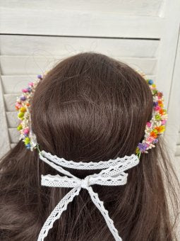 Coronita flori uscate adult -  mod. Pastel