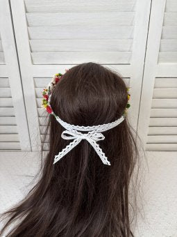 Coronita flori uscate adult - mod. Bucurie