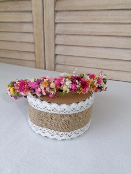 Coronita flori uscate fetite - mod. Roz