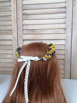 Coronita flori uscate fetite - mod. Roz