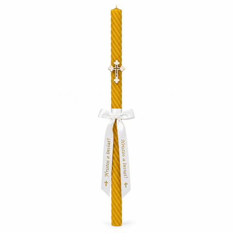 Lumanare ceara Inviere spirala 80/4,5 cm