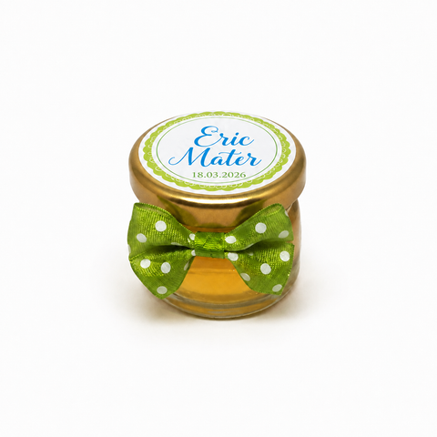 Marturii botez borcanel miere 30 ml - mod. 26