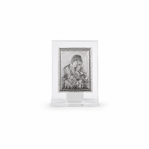 Mini iconita Maica Domnului si Pruncul