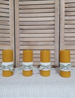 Lumanare ceara de albine fagure 15/6 cm
