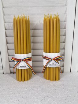 Lumanare din ceara de albine 30/1,3 cm