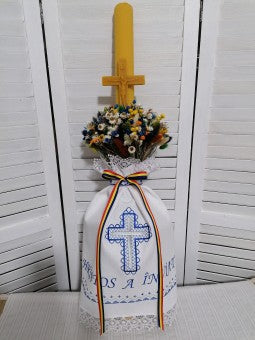 Lumanare din ceara Inviere - mod. Inaltare