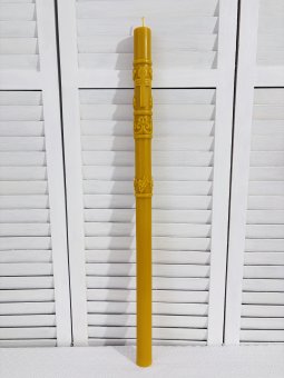 Lumanare din ceara Inviere - mod. strugure 78/4 cm