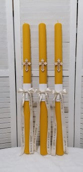 Lumanare ceara Inviere mod. sculptat 75/3,8 cm