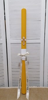 Lumanare Inviere fagure 41/2,5 cm- cu panglica