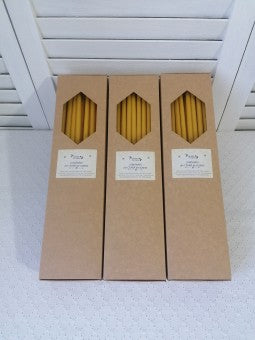 Lumanari ceara de albine 33/0.9 cm - pachet 1 kg