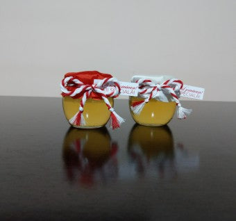 Martisor borcanel miere poliflora 150 gr - cu mesaj
