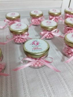 Marturii botez bombonele roz - mod 22