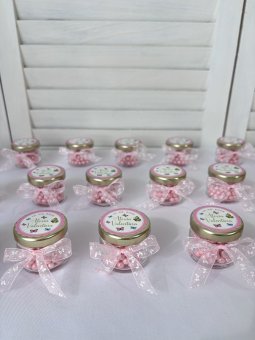 Marturii botez bombonele roz - mod. 69