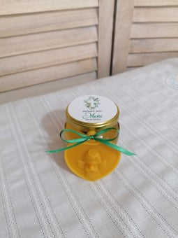 Marturii botez borcanel miere 150 gr cu ingeras
