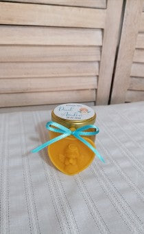 Marturii botez borcanel miere 150 gr cu ingeras