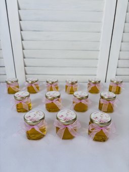 Marturii botez borcanele miere - mod. 68