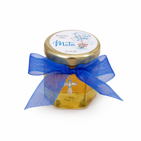 Marturii botez borcanel miere - mod. 49
