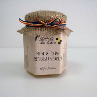 Miere de tei din presarea fagurilor  250 gr