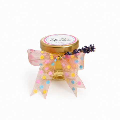 Marturii botez borcanel miere 40 ml - model 2